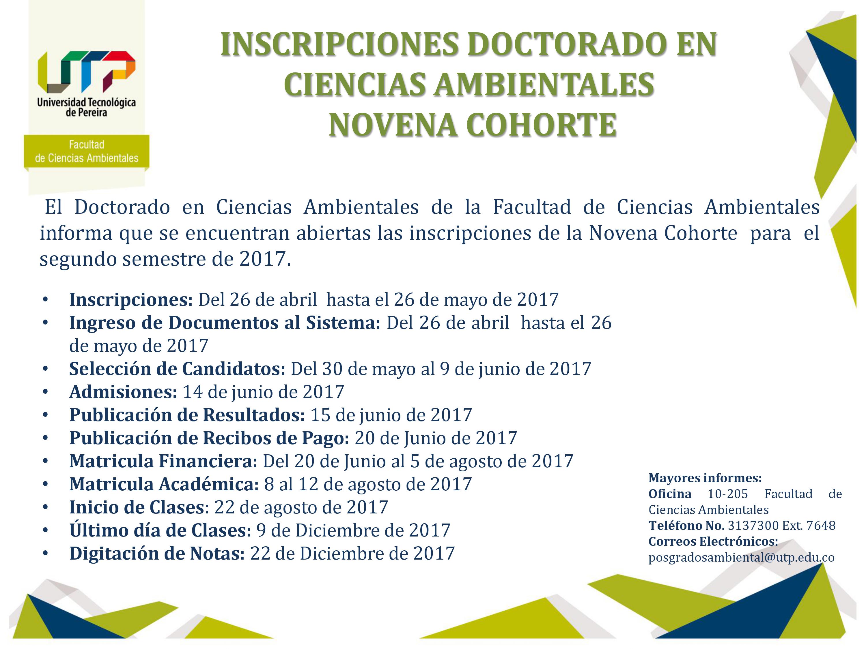 Inscripciones