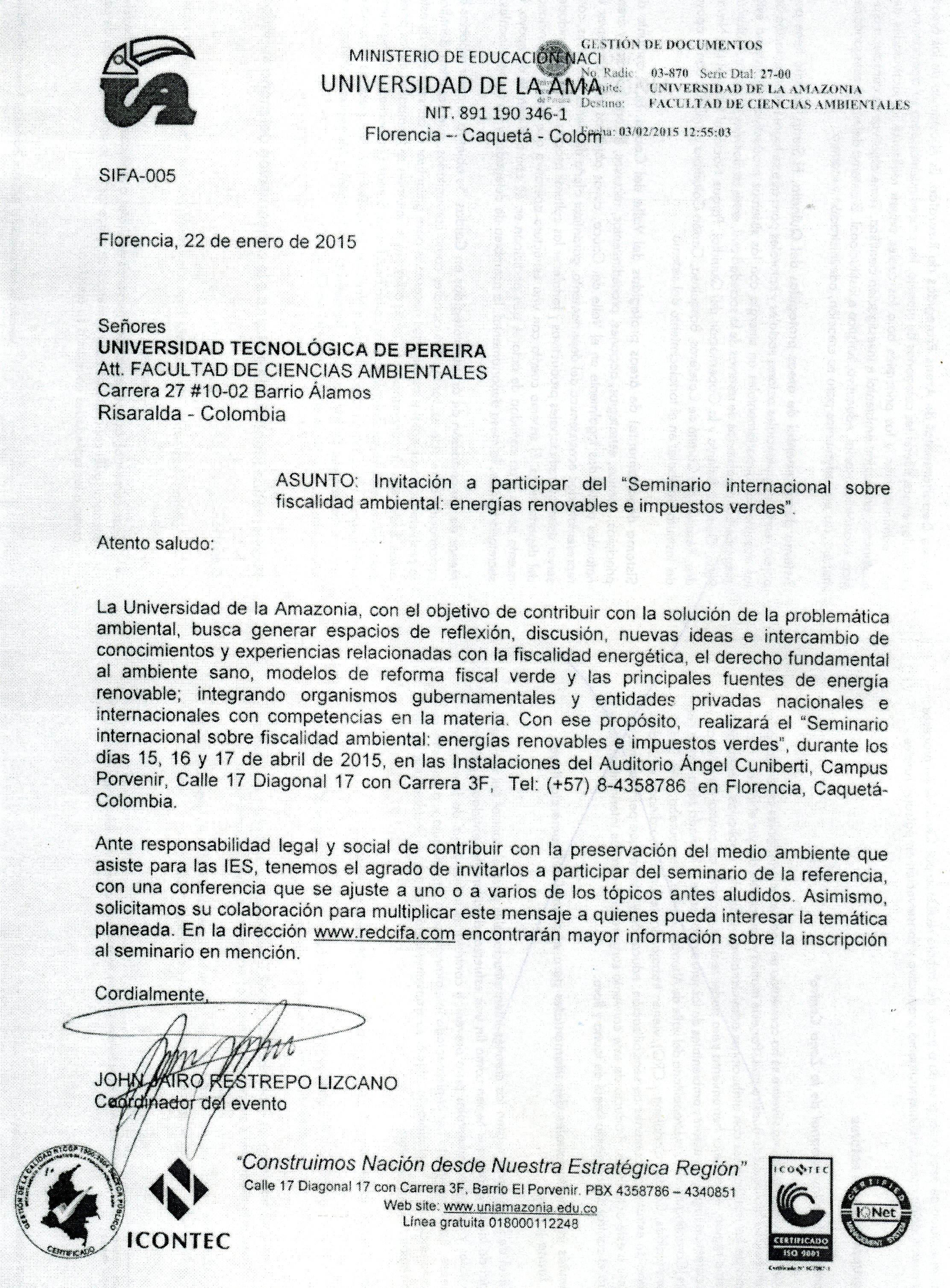 Invitación S