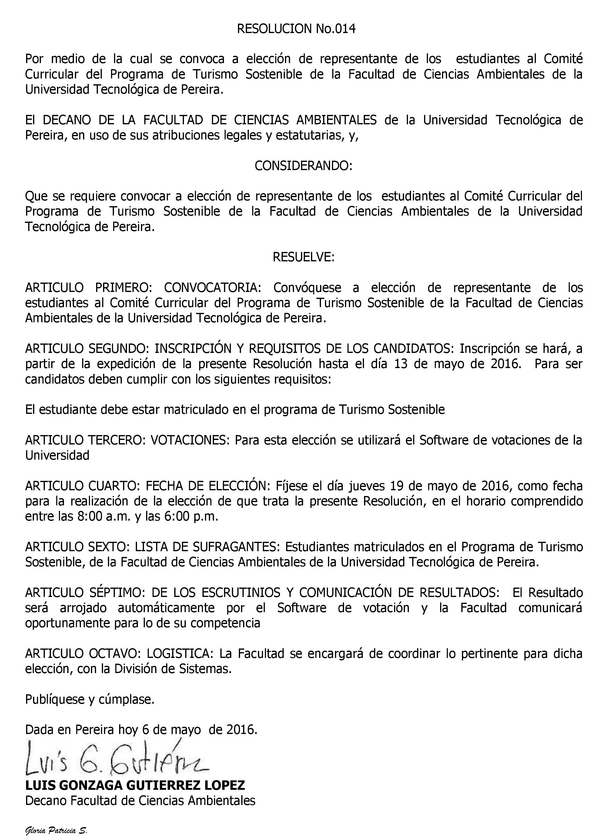 RESOLUCIÓN N