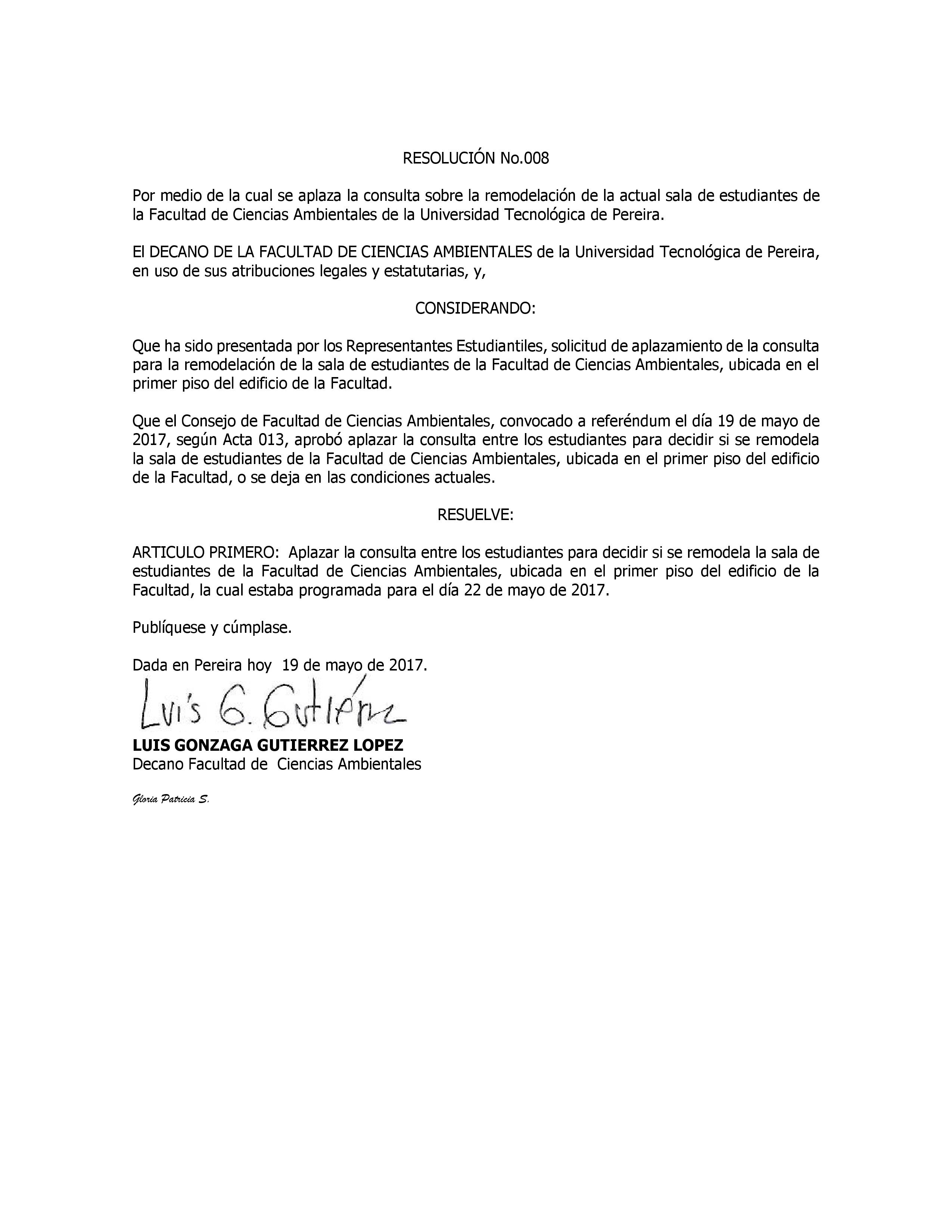 RESOLUCIÓN N