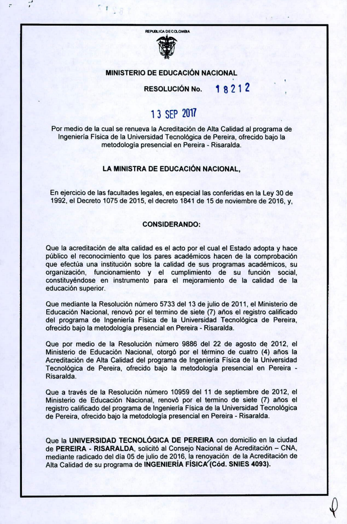Acreditación